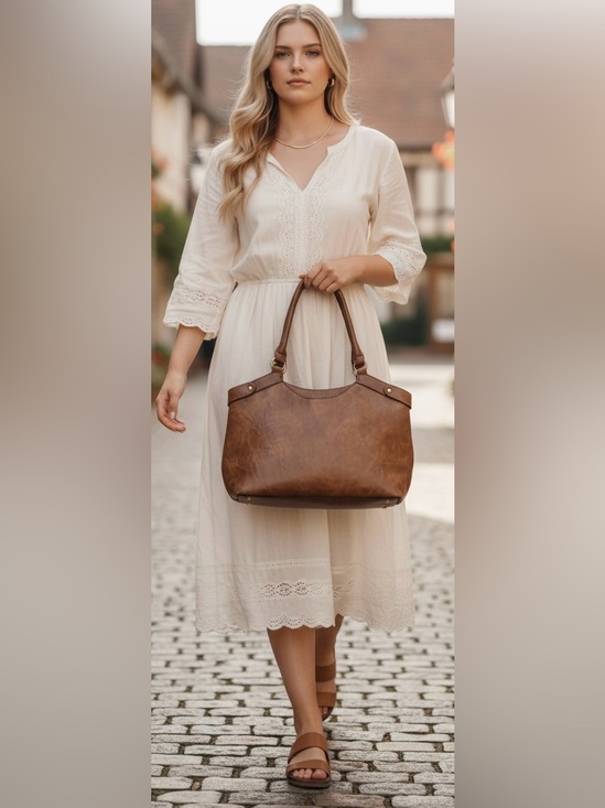 Bueno Handbags - Bueno Brown Shoulder Bag GUC